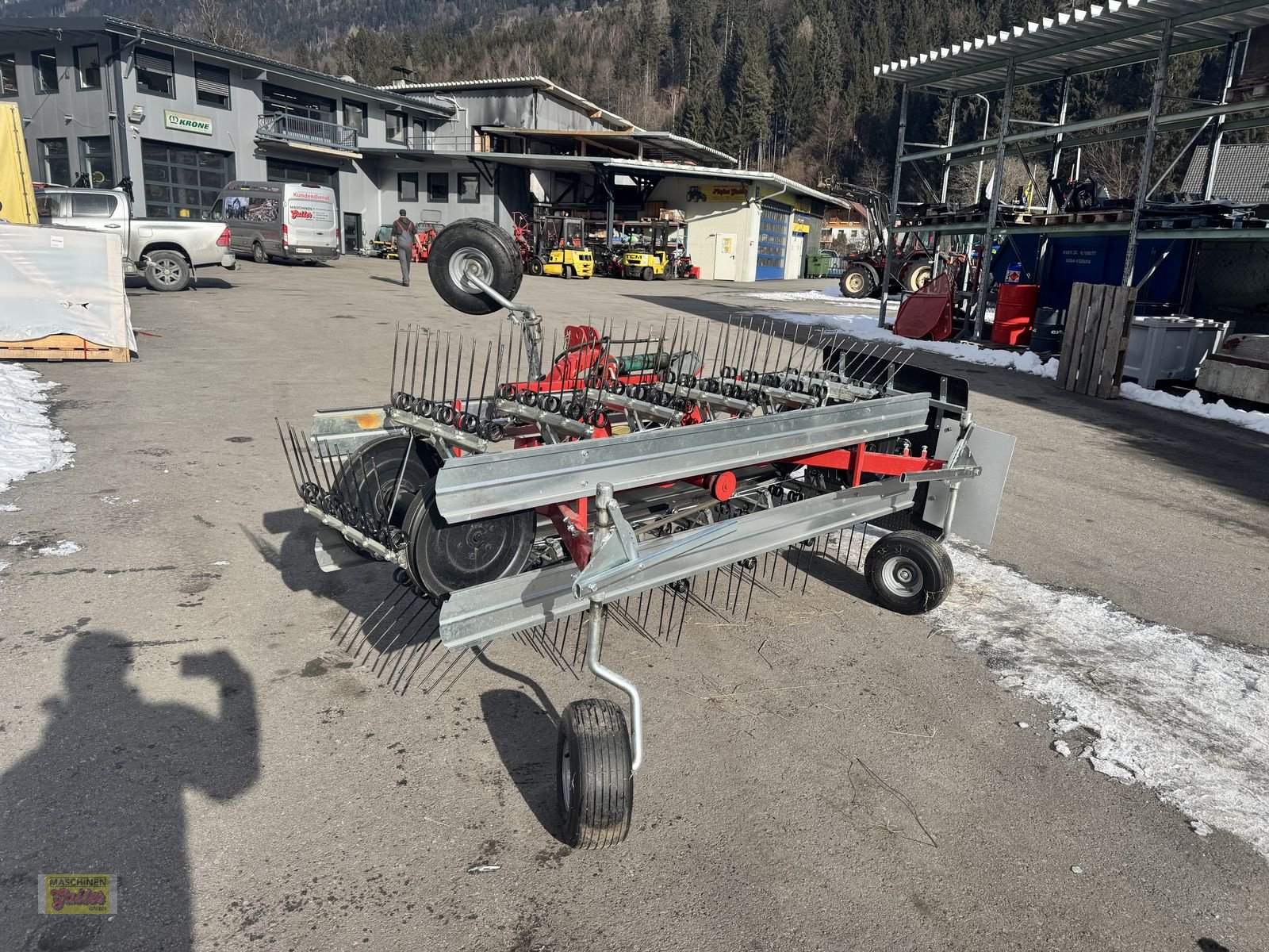 Schwader des Typs DAROS D 270 5D-M Bandrechen 5 reihig 270cm, Gebrauchtmaschine in Kötschach (Bild 1)