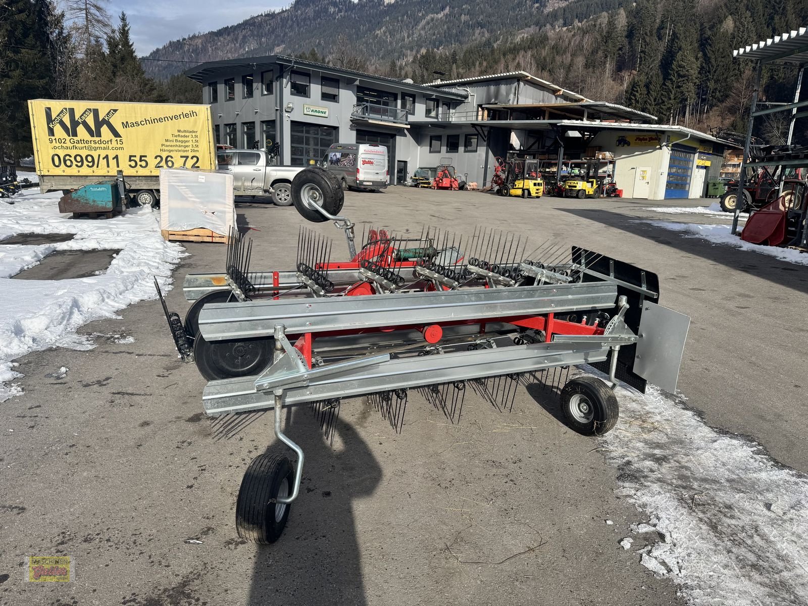 Schwader des Typs DAROS D 270 5D-M Bandrechen 5 reihig 270cm, Gebrauchtmaschine in Kötschach (Bild 22)