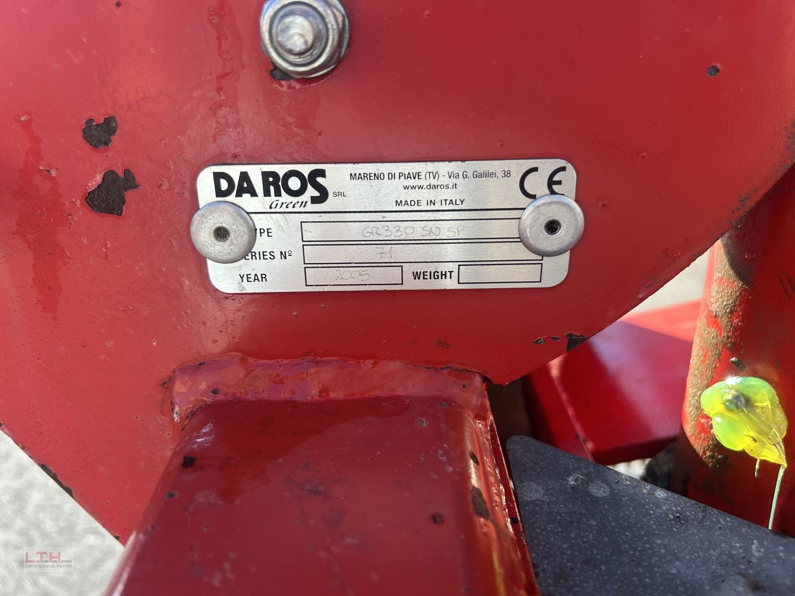 Schwader des Typs DAROS GR 330/9, Gebrauchtmaschine in Gnas (Bild 14)