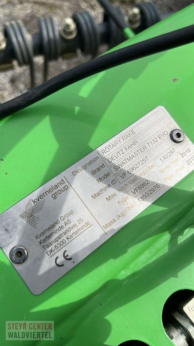 Schwader tipa Deutz-Fahr Swatmaster 7132 Evo, Gebrauchtmaschine u Gmünd (Slika 9)