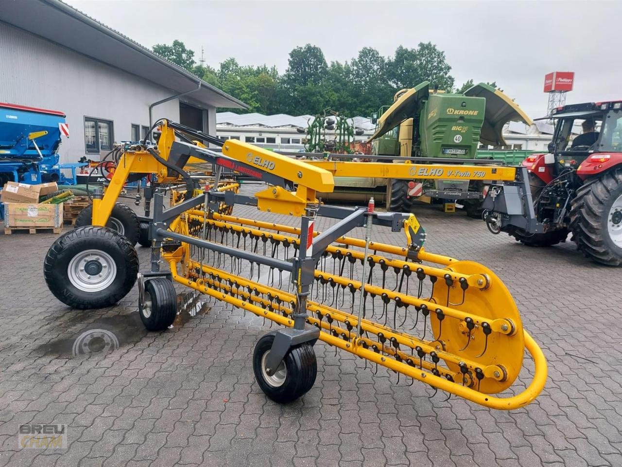 Schwader des Typs Elho V-Twin 750, Gebrauchtmaschine in Cham (Bild 5)