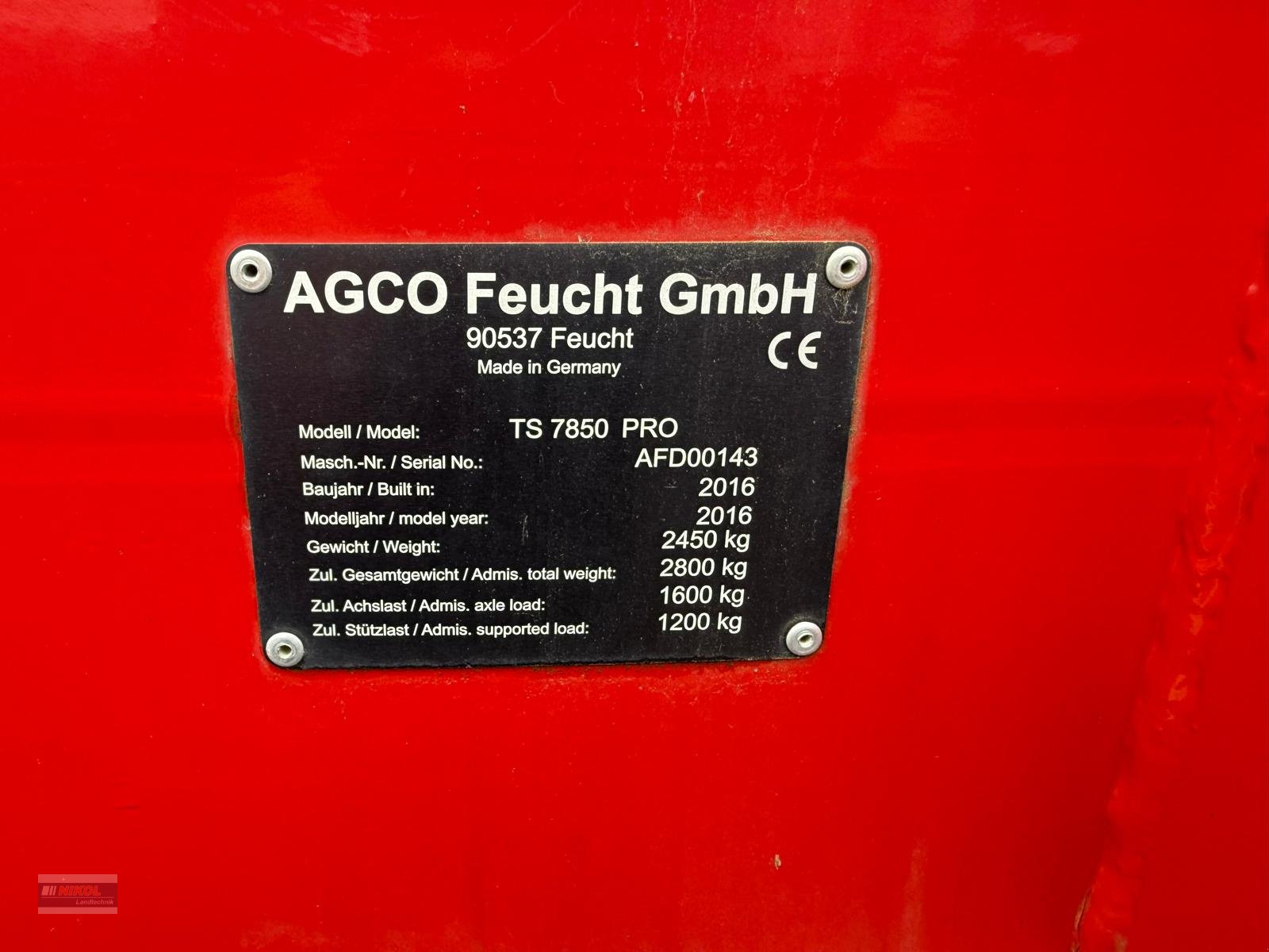 Schwader des Typs Fella Juras 7850 PRO, Gebrauchtmaschine in Lichtenfels (Bild 6)