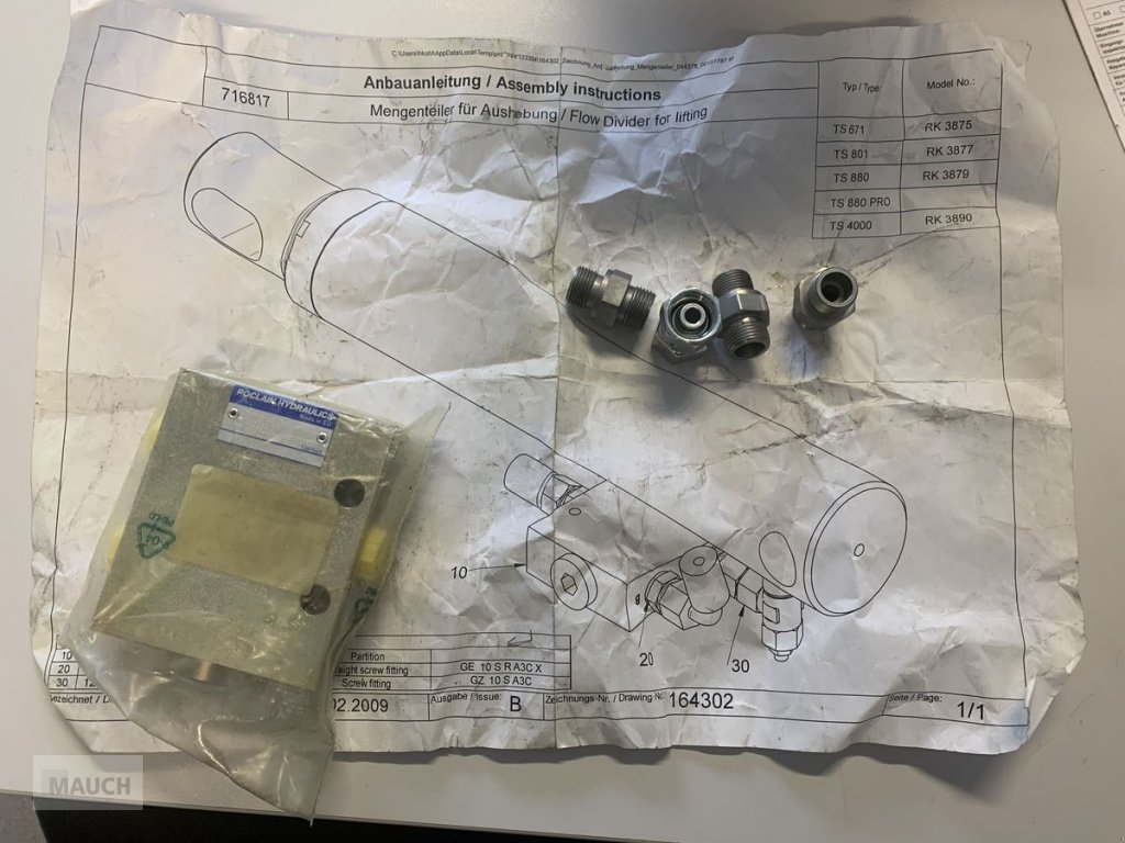 Schwader des Typs Fella Mengenteiler zu Fella od. Fendt Schwader, Gebrauchtmaschine in Eben (Bild 1)