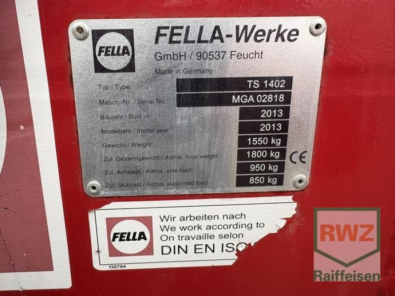 Schwader za tip Fella Schwader TS 1402, Gebrauchtmaschine u Kruft (Slika 10)