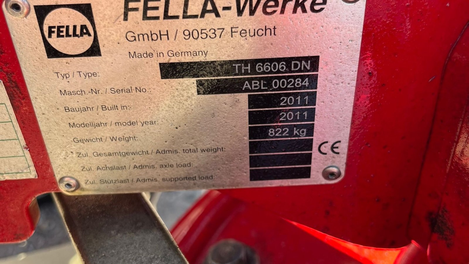 Schwader za tip Fella TH 6606 DN, Gebrauchtmaschine u Bredebro (Slika 5)