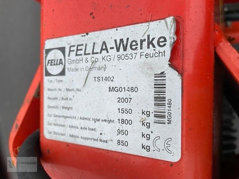Schwader des Typs Fella TS 1402, Gebrauchtmaschine in Colmar-Berg (Bild 4)