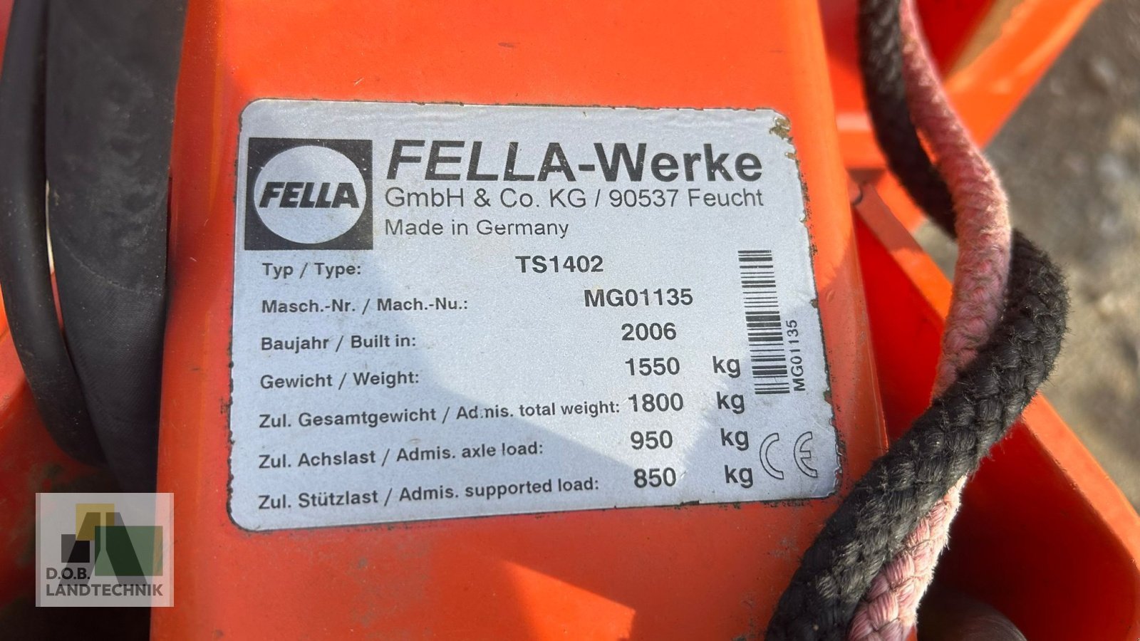 Schwader typu Fella TS 1402, Gebrauchtmaschine v Regensburg (Obrázek 10)