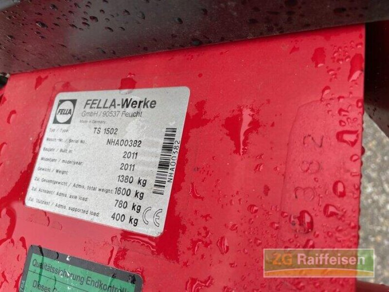 Schwader Türe ait Fella TS 1502, Gebrauchtmaschine içinde Bruchsal (resim 7)