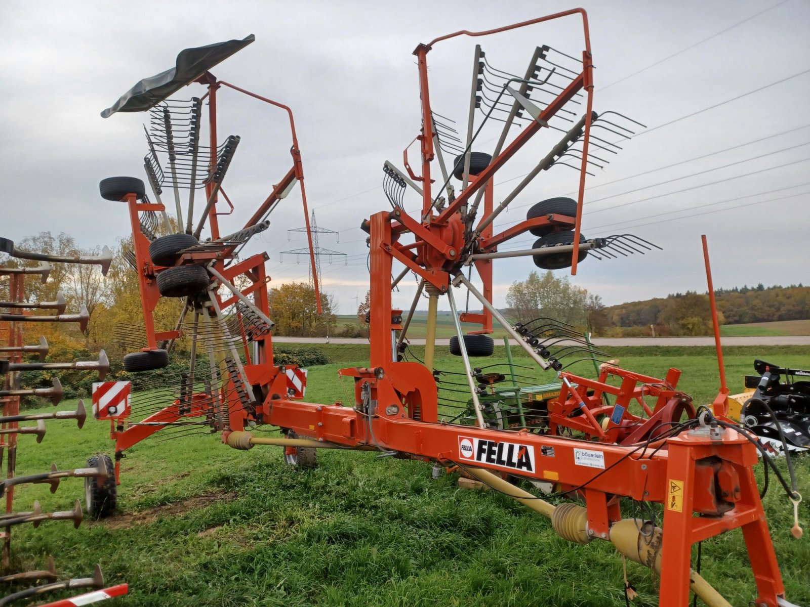 Schwader des Typs Fella TS 1602, Gebrauchtmaschine in Uffenheim (Bild 1)