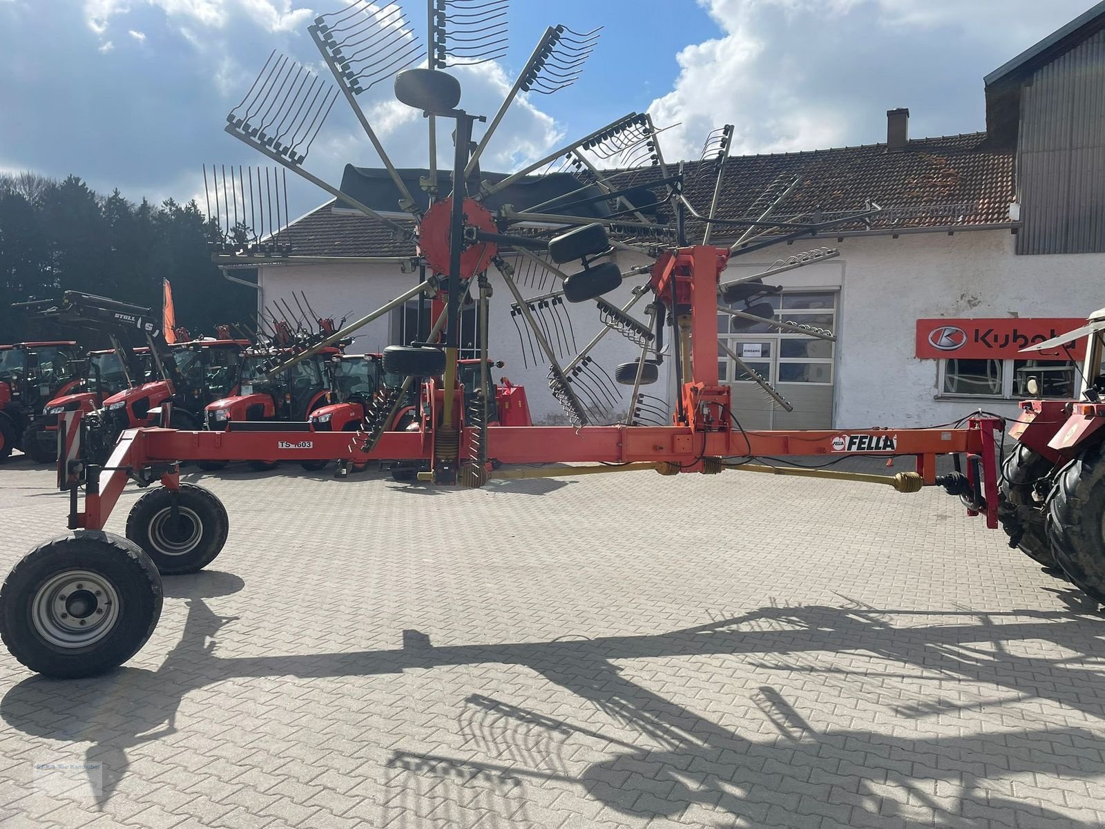 Schwader Türe ait Fella TS  1603, Gebrauchtmaschine içinde Erlbach (resim 1)
