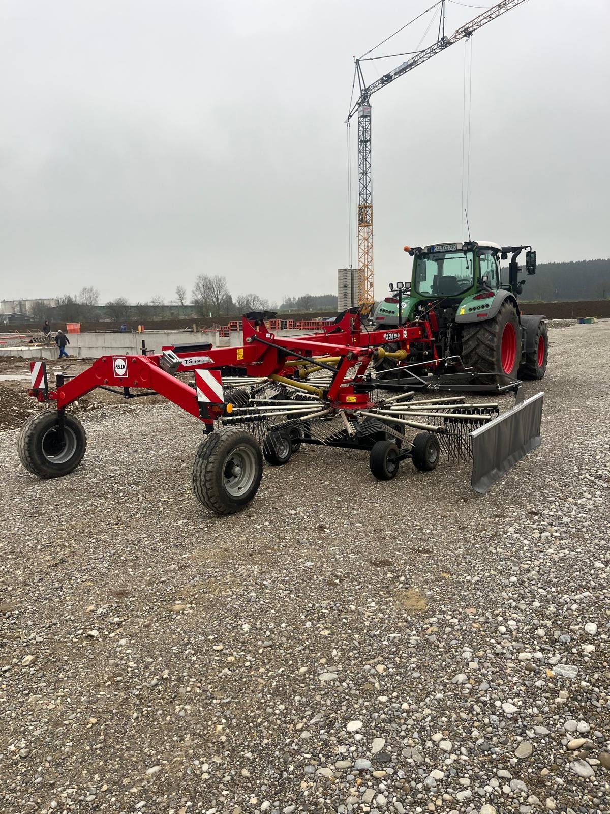 Schwader Türe ait Fella TS 1603, Gebrauchtmaschine içinde Germaringen (resim 3)