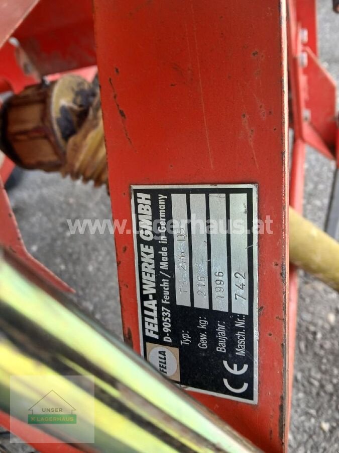 Schwader του τύπου Fella TS 286 DS, Gebrauchtmaschine σε Aschbach (Φωτογραφία 2)