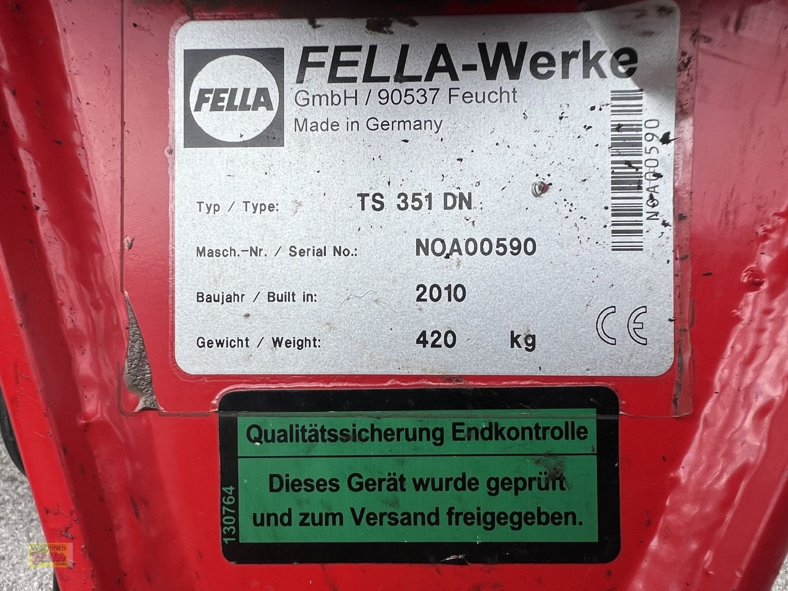 Schwader του τύπου Fella TS 351 DN, Gebrauchtmaschine σε Kötschach (Φωτογραφία 11)