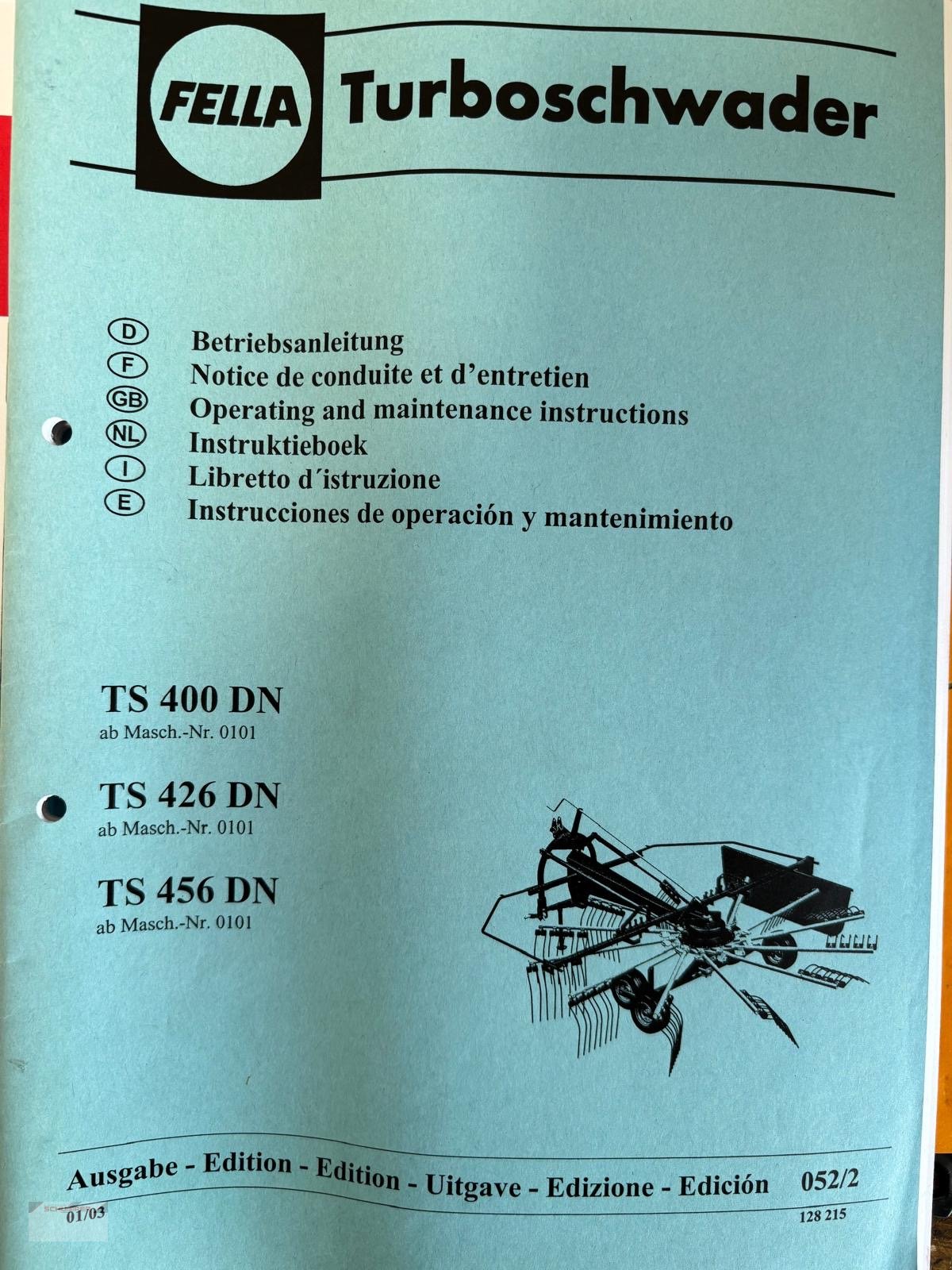 Schwader типа Fella TS 400 DN, Gebrauchtmaschine в Schwandorf (Фотография 2)