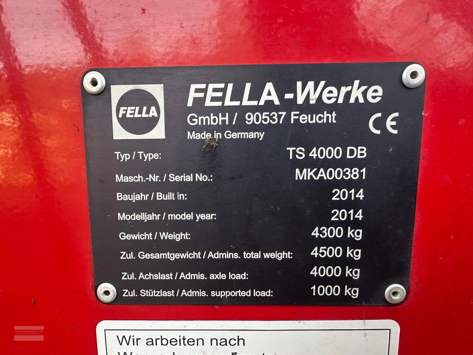 Schwader типа Fella TS 4000 DB, Gebrauchtmaschine в Epfendorf (Фотография 8)