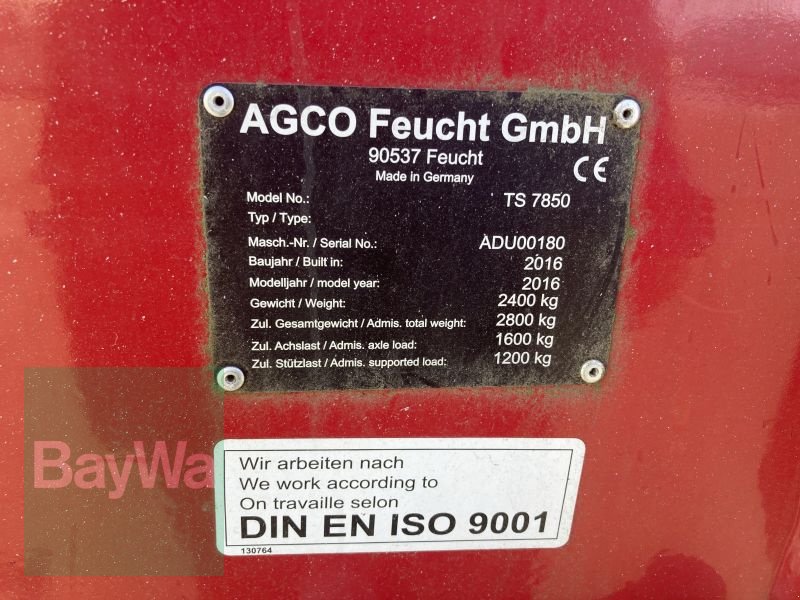 Schwader vrste Fella TS 7850, Gebrauchtmaschine v Furth im Wald (Slika 7)