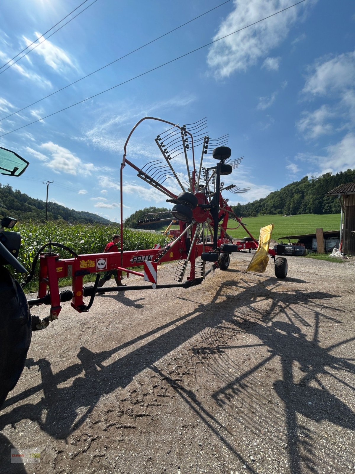 Schwader des Typs Fella TS 7850, Gebrauchtmaschine in Tuningen (Bild 3)