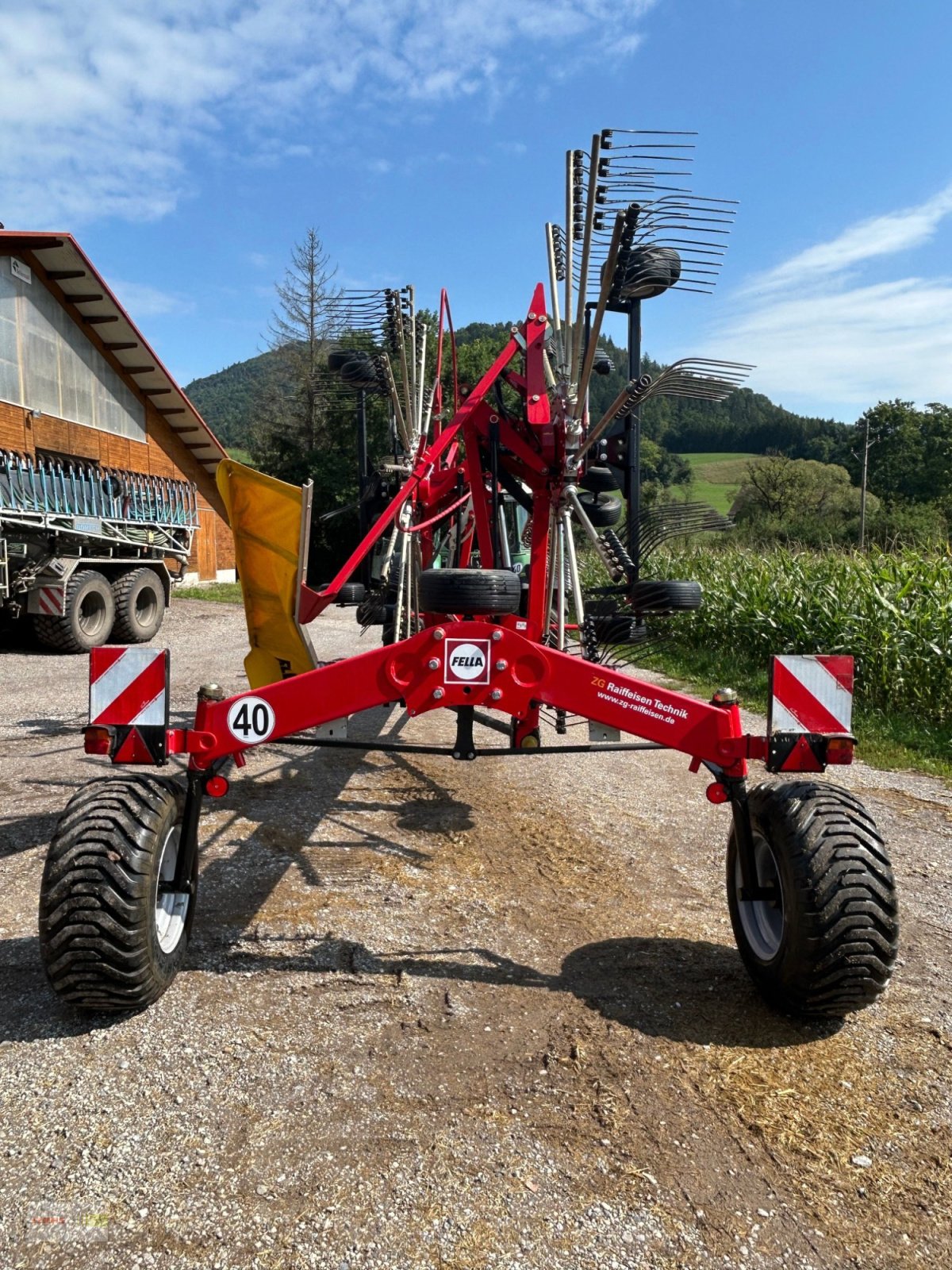 Schwader des Typs Fella TS 7850, Gebrauchtmaschine in Tuningen (Bild 6)
