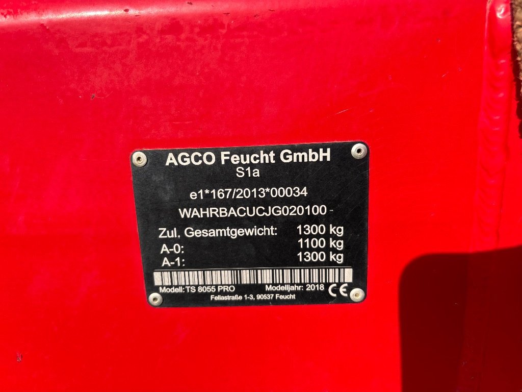 Schwader типа Fella TS 8055 Pro, Gebrauchtmaschine в MÉRAL (Фотография 8)