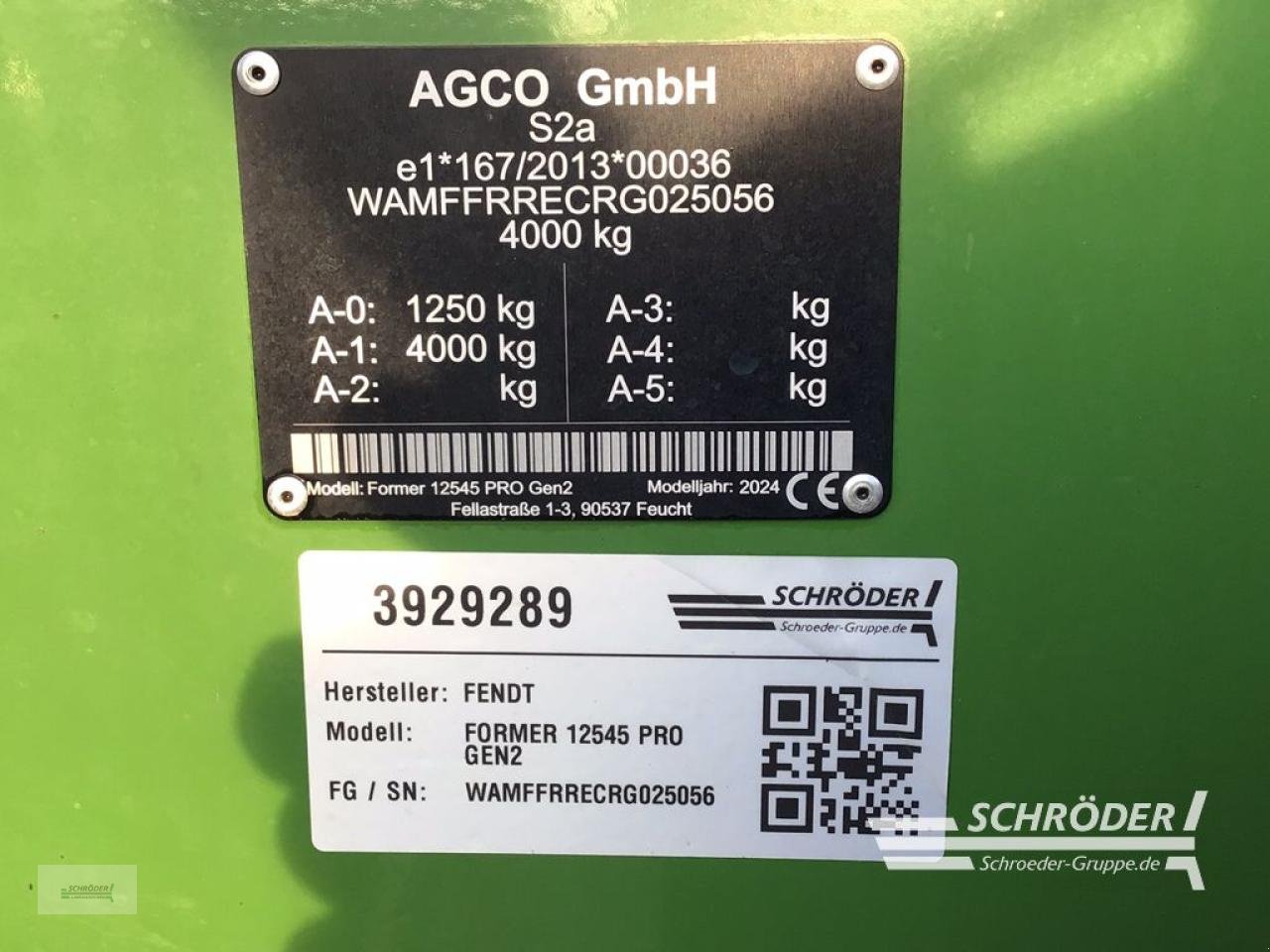 Schwader типа Fendt FORMER 12545 PRO GEN2, Neumaschine в Penzlin (Фотография 3)