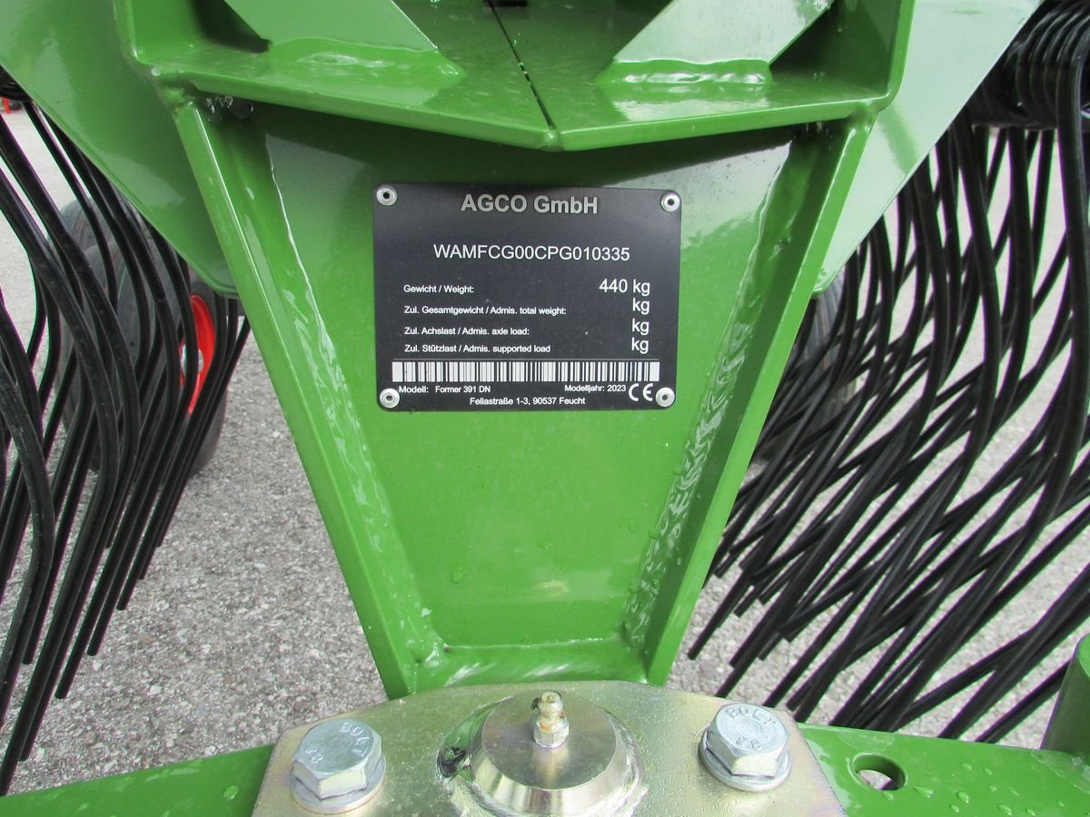 Schwader tipa Fendt Former 391 DN, Gebrauchtmaschine u Saxen (Slika 8)