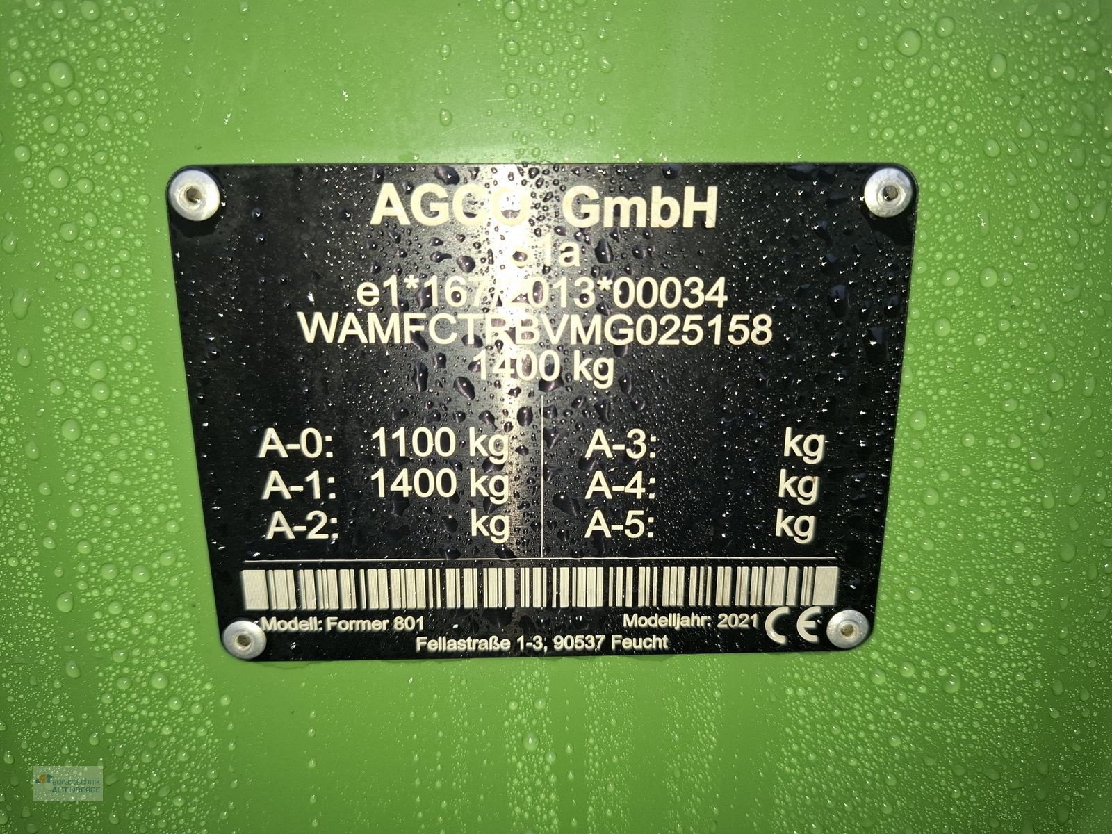 Schwader van het type Fendt Former 801, Gebrauchtmaschine in Altenberge (Foto 8)