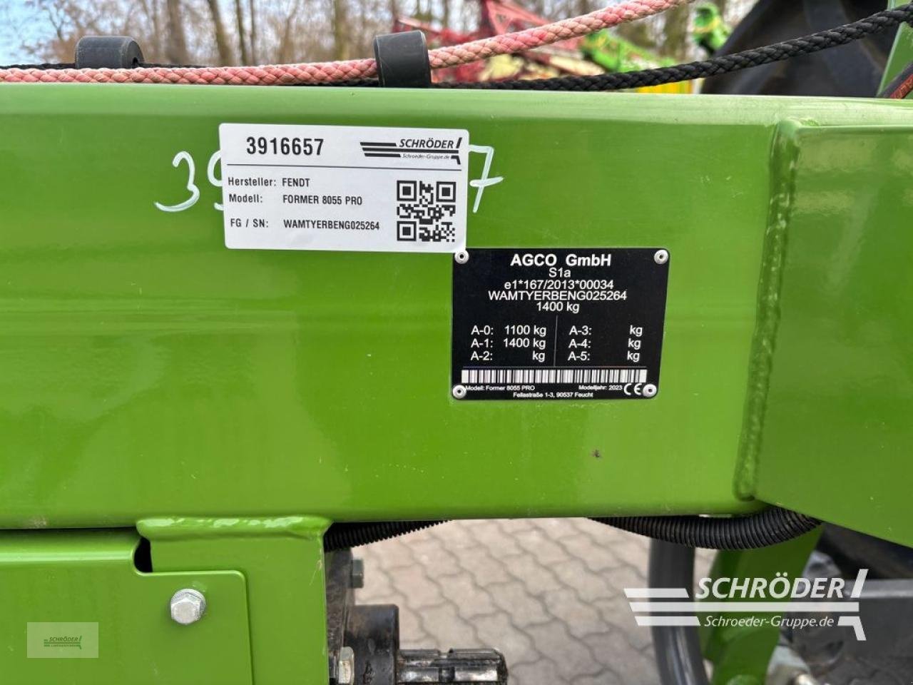 Schwader van het type Fendt FORMER 8055 PRO, Neumaschine in Langenweddingen (Foto 6)