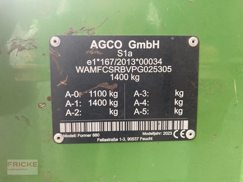 Schwader van het type Fendt Former 880, Gebrauchtmaschine in Bockel - Gyhum (Foto 10)