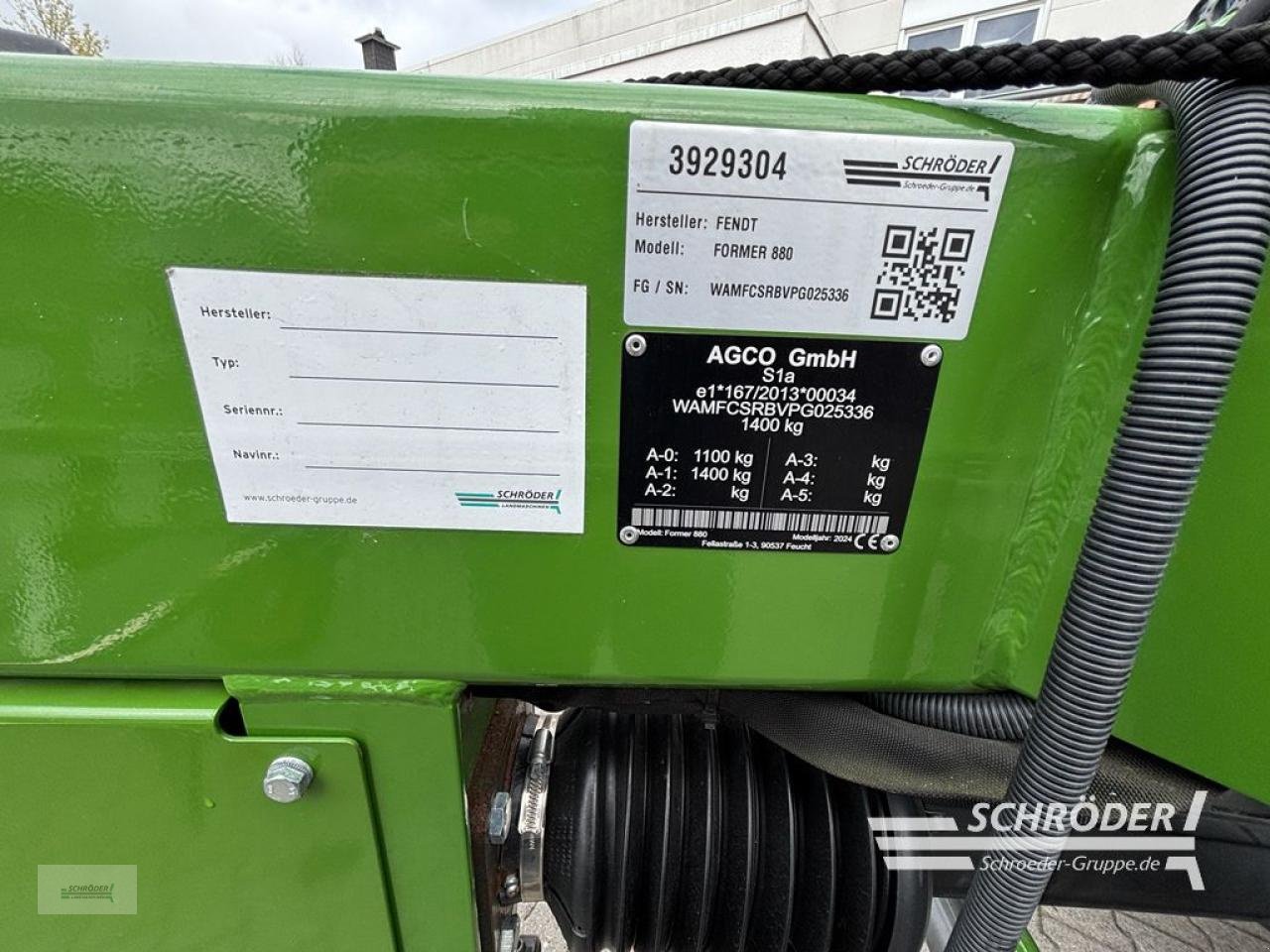 Schwader του τύπου Fendt FORMER 880, Neumaschine σε Westerstede (Φωτογραφία 14)