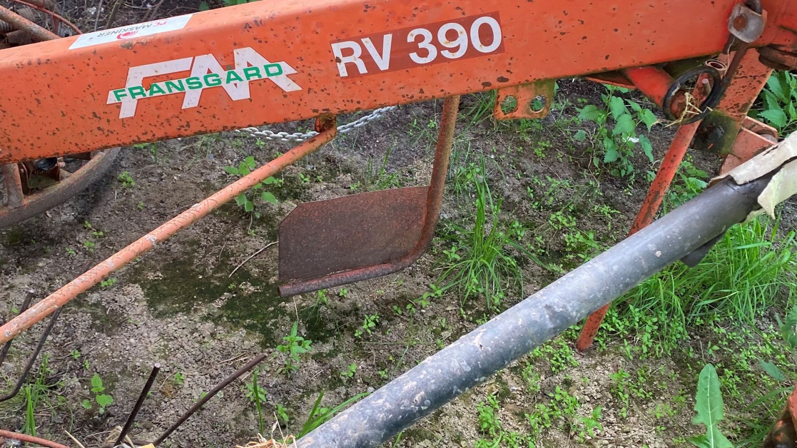 Schwader типа Fransgard RV 390 Til spredning, luftning og samling, Gebrauchtmaschine в Egtved (Фотография 3)