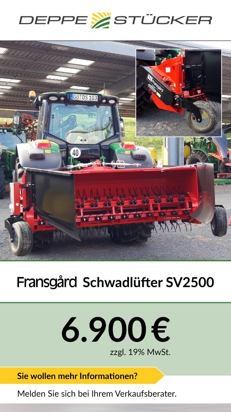 Schwader des Typs Fransgard SV2500, Neumaschine in Lauterberg/Barbis (Bild 2)