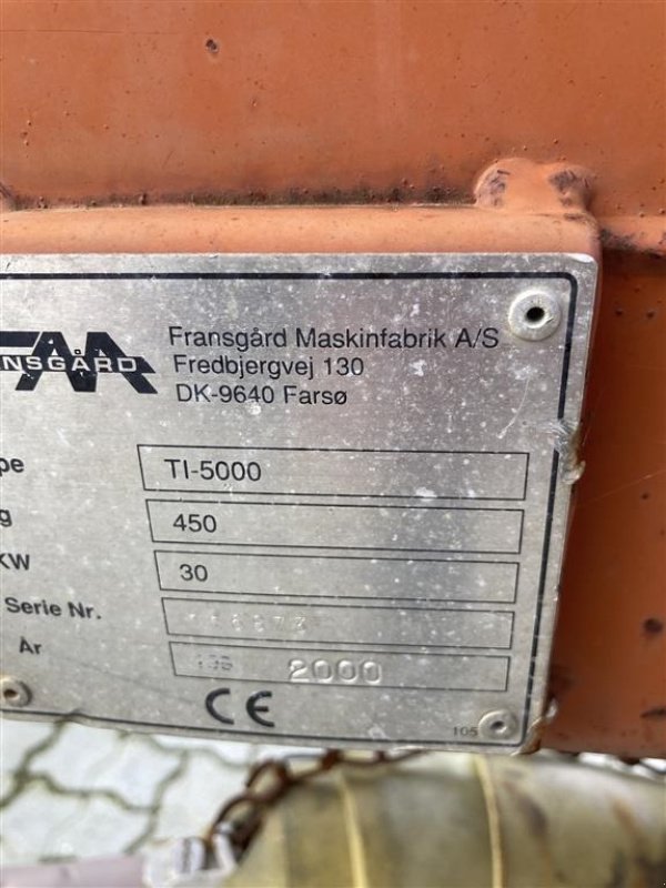 Schwader des Typs Fransgard TI 5000 Defekt, Gebrauchtmaschine in Mern (Bild 3)
