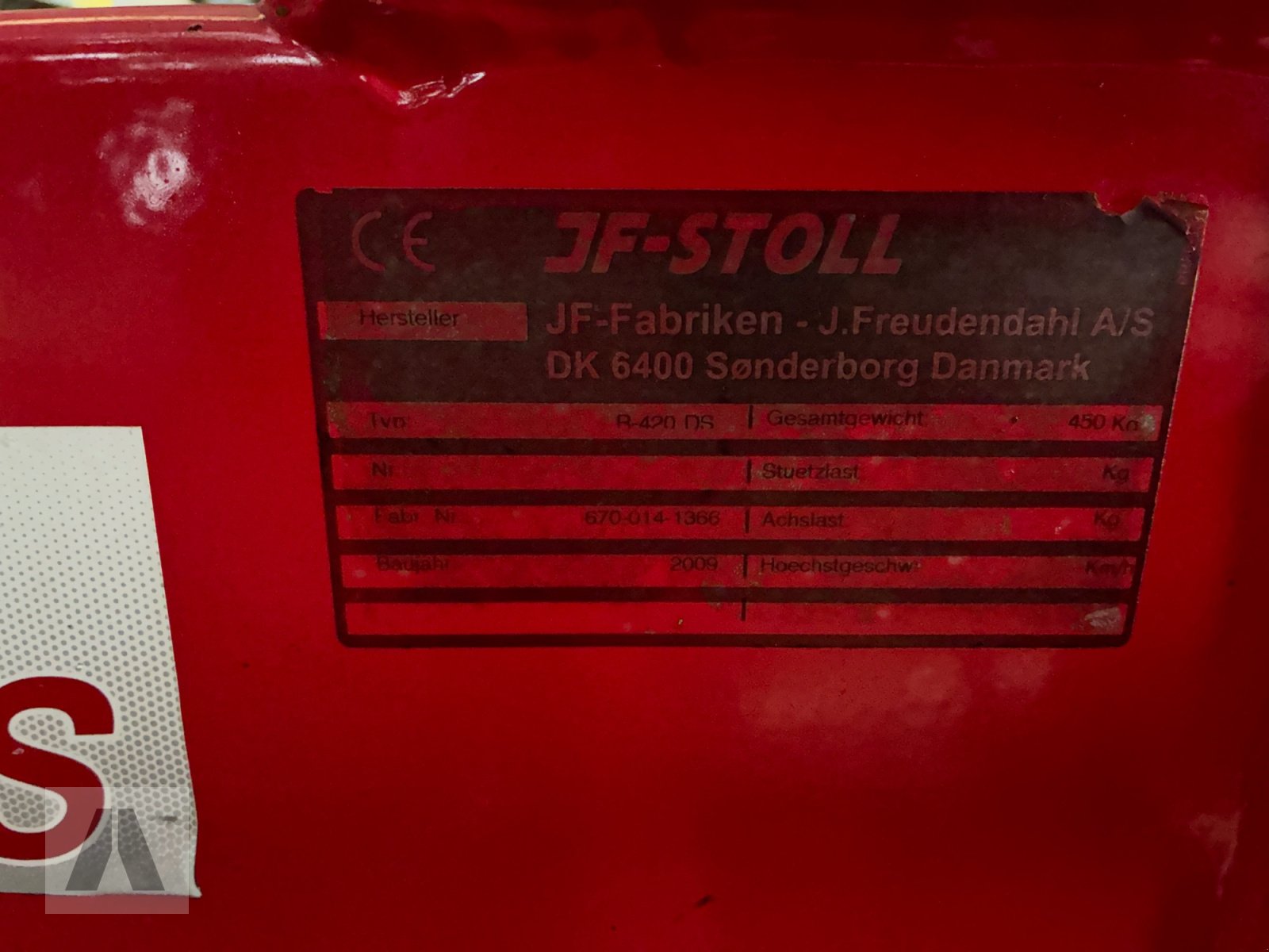 Schwader tip JF Stoll R - 420 DS, Gebrauchtmaschine in Langweid am Lech (Poză 8)