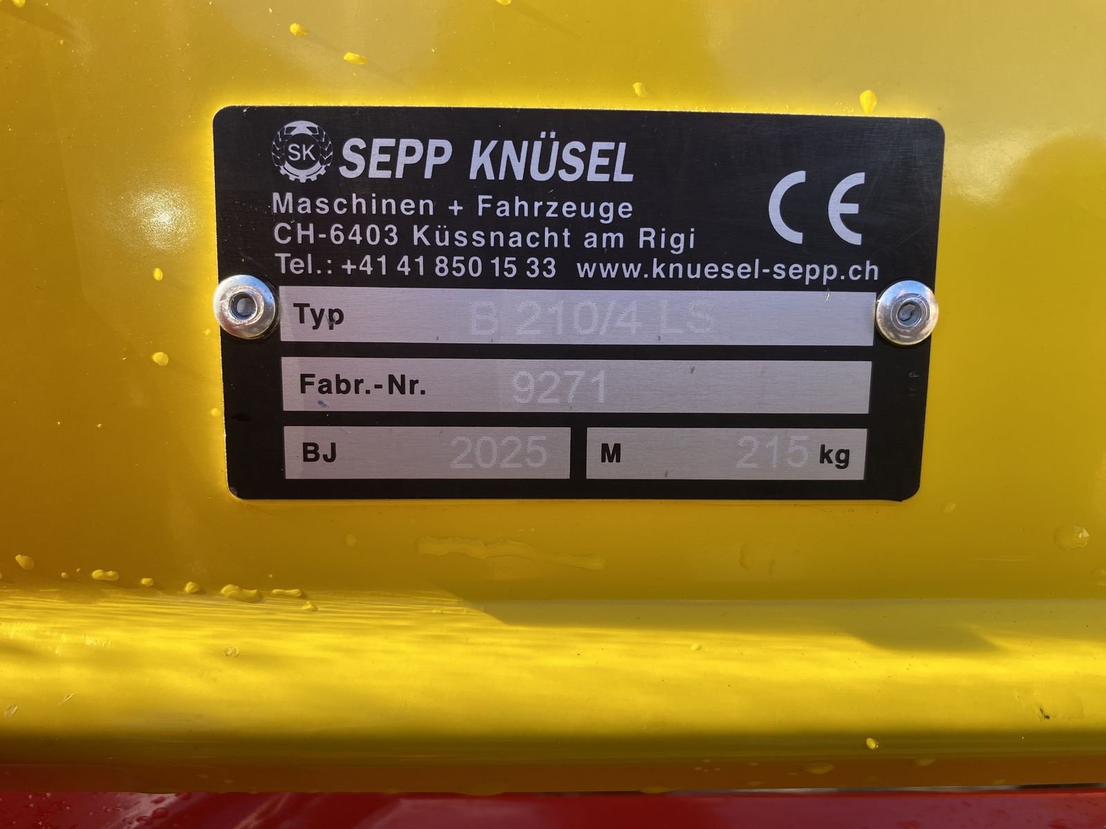 Schwader del tipo Knüsel B 210/4  LS, Vorführmaschine en Ried im Oberinntal (Imagen 8)