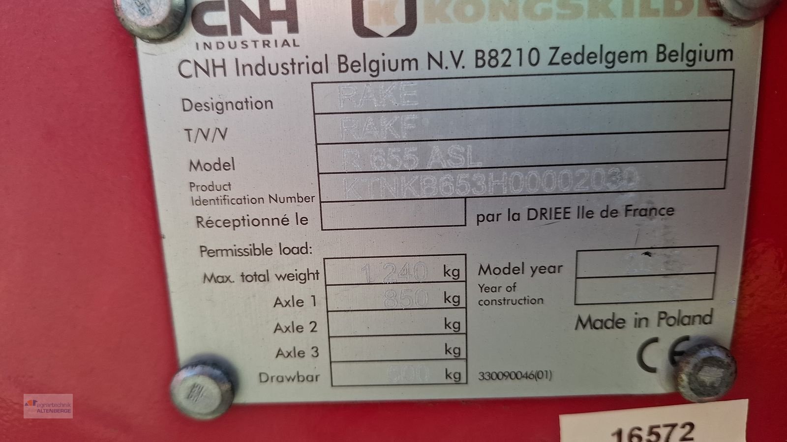 Schwader типа Kongskilde JF Stoll R655 ASL, Gebrauchtmaschine в Altenberge (Фотография 8)
