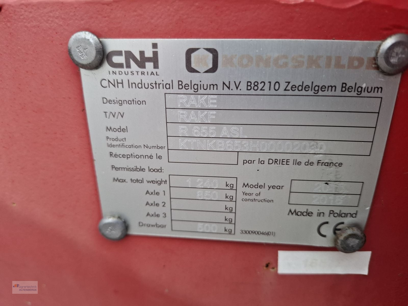 Schwader tipa Kongskilde JF Stoll R655 ASL, Gebrauchtmaschine u Altenberge (Slika 12)