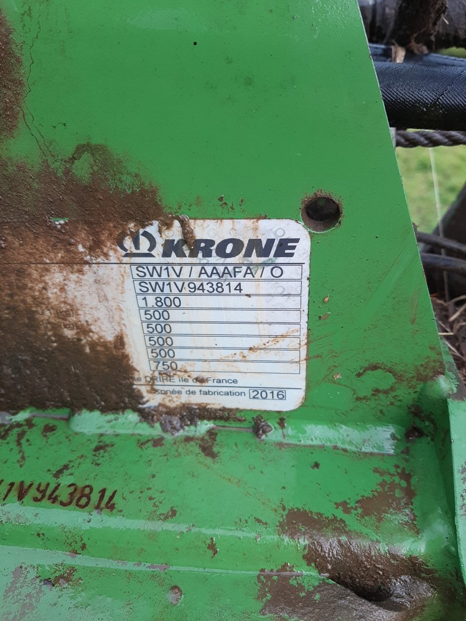 Schwader tipa Krone 710/26 T, Gebrauchtmaschine u LABASTIDE MURAT (Slika 6)