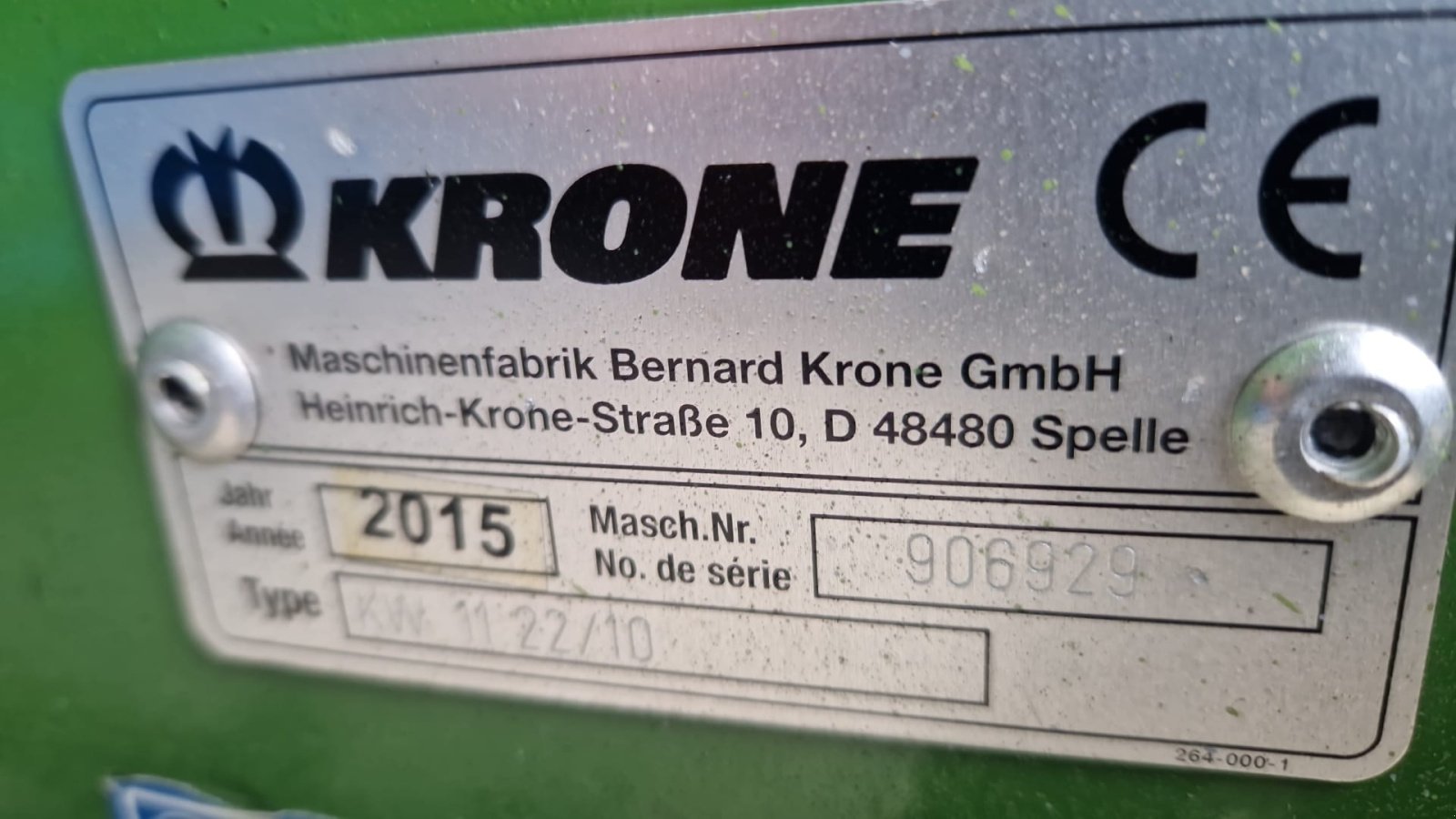 Schwader del tipo Krone KW 11.22/10, Gebrauchtmaschine en Burgau (Imagen 7)