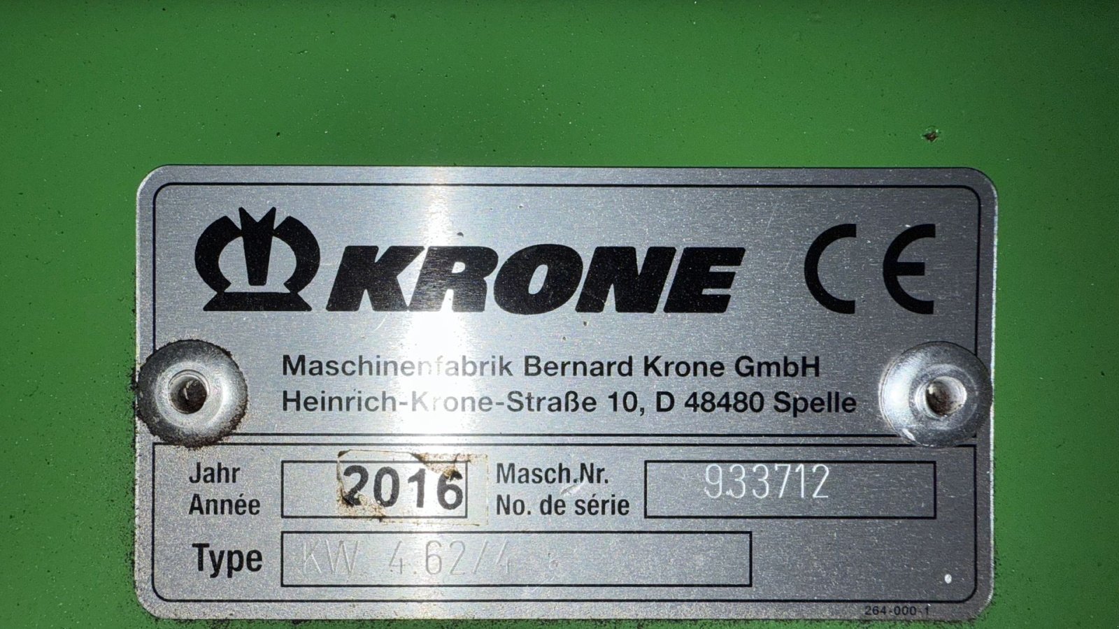 Schwader типа Krone KW 4.62/4, Gebrauchtmaschine в Gjerlev J. (Фотография 3)