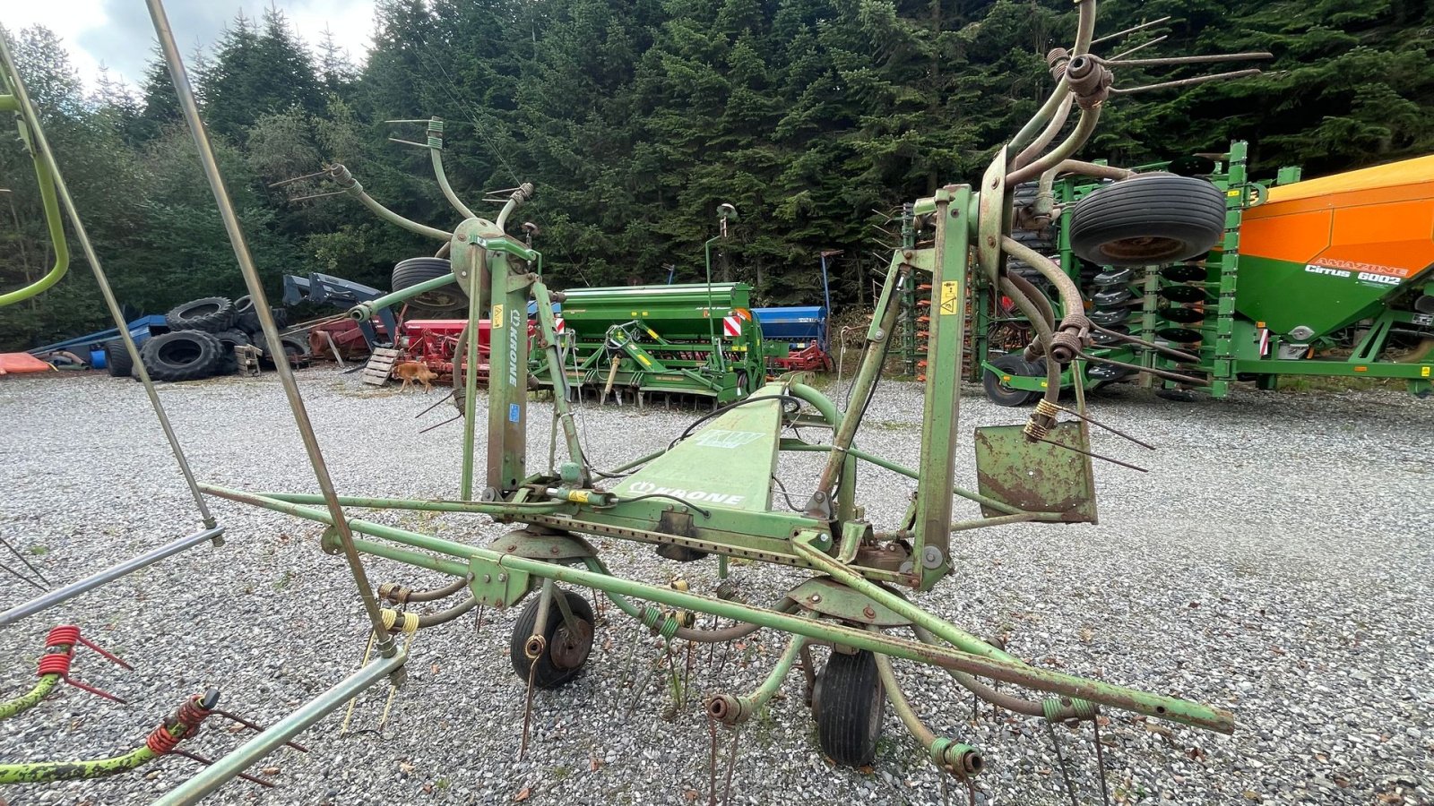 Schwader des Typs Krone KW 5.50/4x7, Gebrauchtmaschine in Nimtofte (Bild 3)