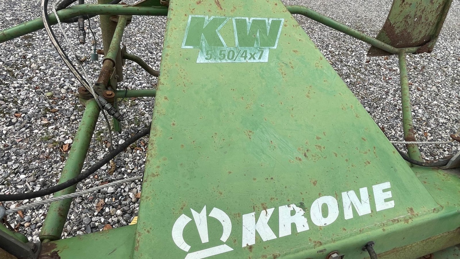 Schwader des Typs Krone KW 5.50/4x7, Gebrauchtmaschine in Nimtofte (Bild 5)