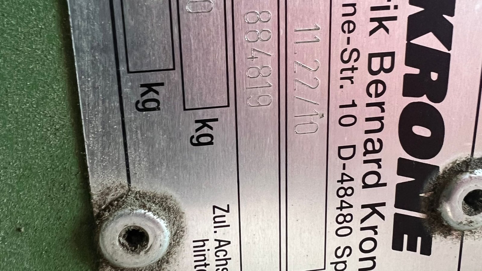 Schwader of the type Krone KWT 11.22.10, Gebrauchtmaschine in Brønderslev (Picture 3)