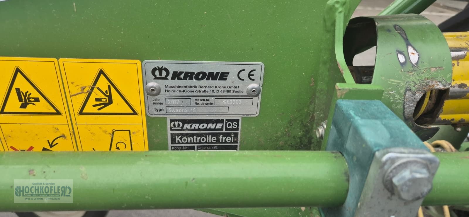 Schwader типа Krone Schwadro 46, Gebrauchtmaschine в Wies (Фотография 5)