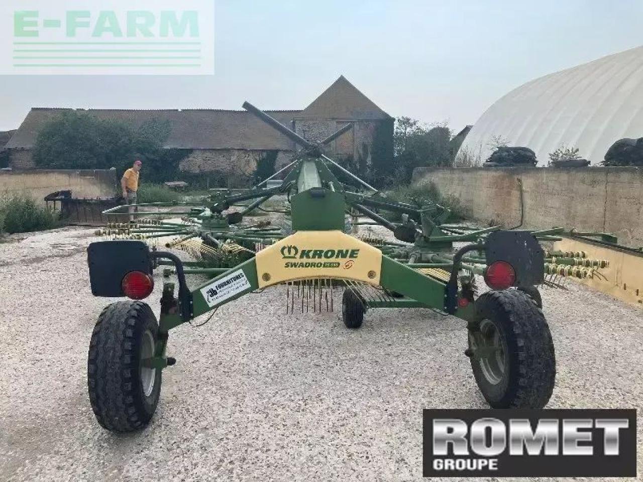 Schwader типа Krone sw ts 680 twin, Gebrauchtmaschine в GENNES-SUR-GLAIZE (Фотография 5)