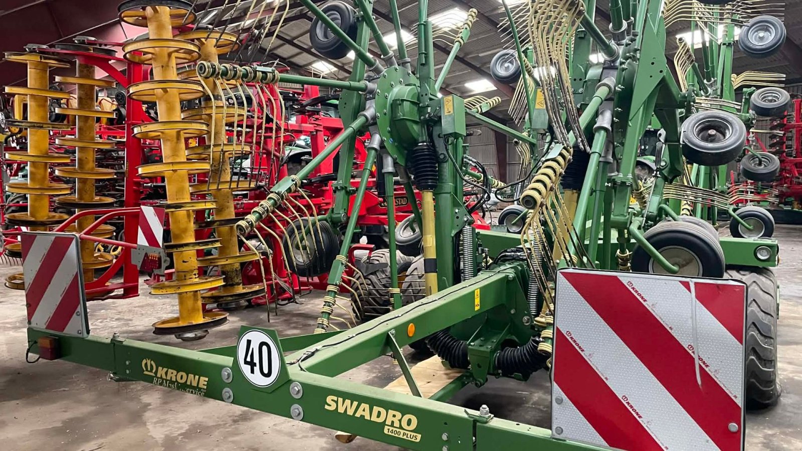 Schwader του τύπου Krone Swadro 1400 plus Model PLUS, Gebrauchtmaschine σε Løgstør (Φωτογραφία 3)