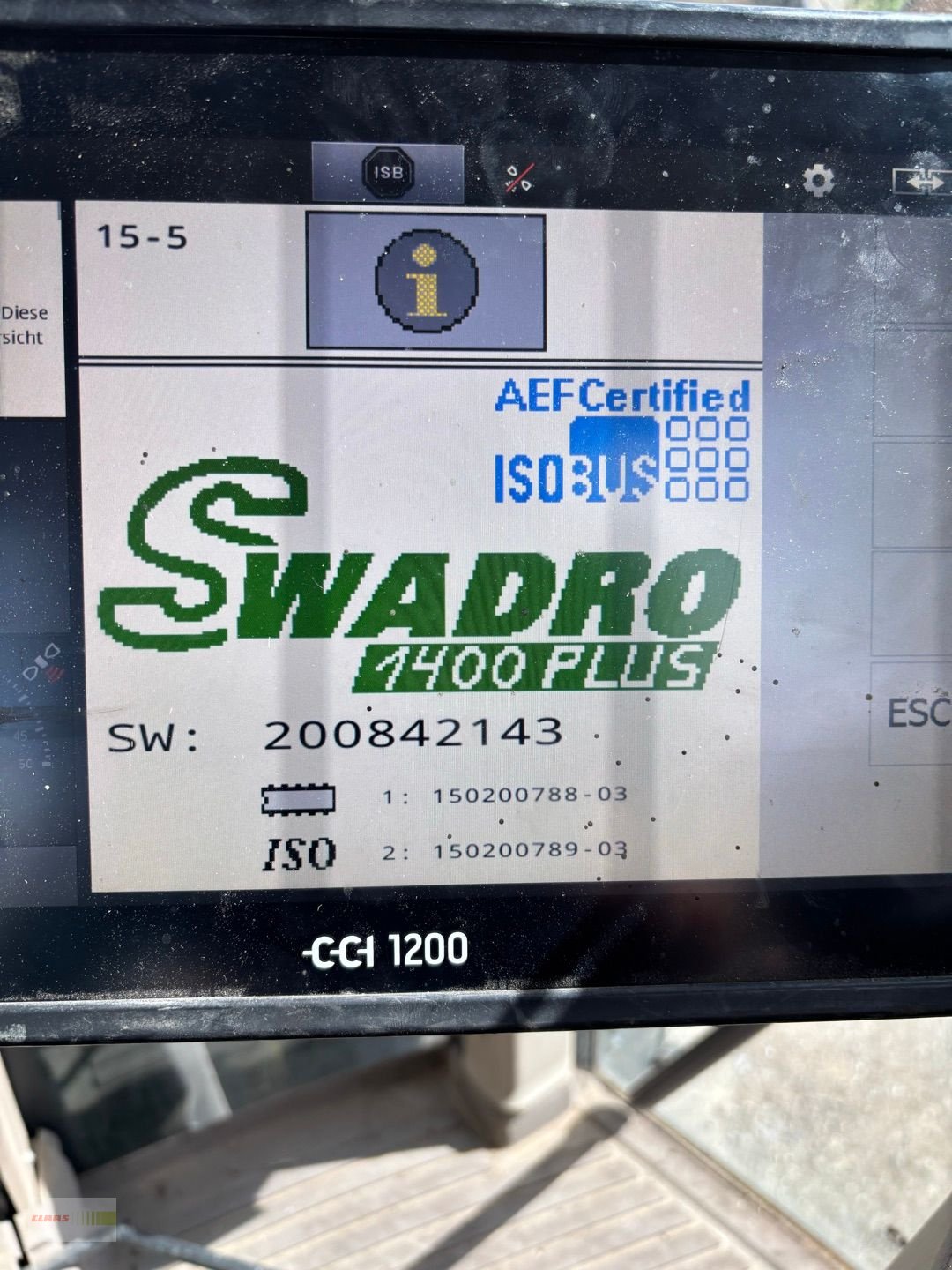 Schwader typu Krone Swadro 1400 Plus, Gebrauchtmaschine v Erkheim (Obrázek 2)