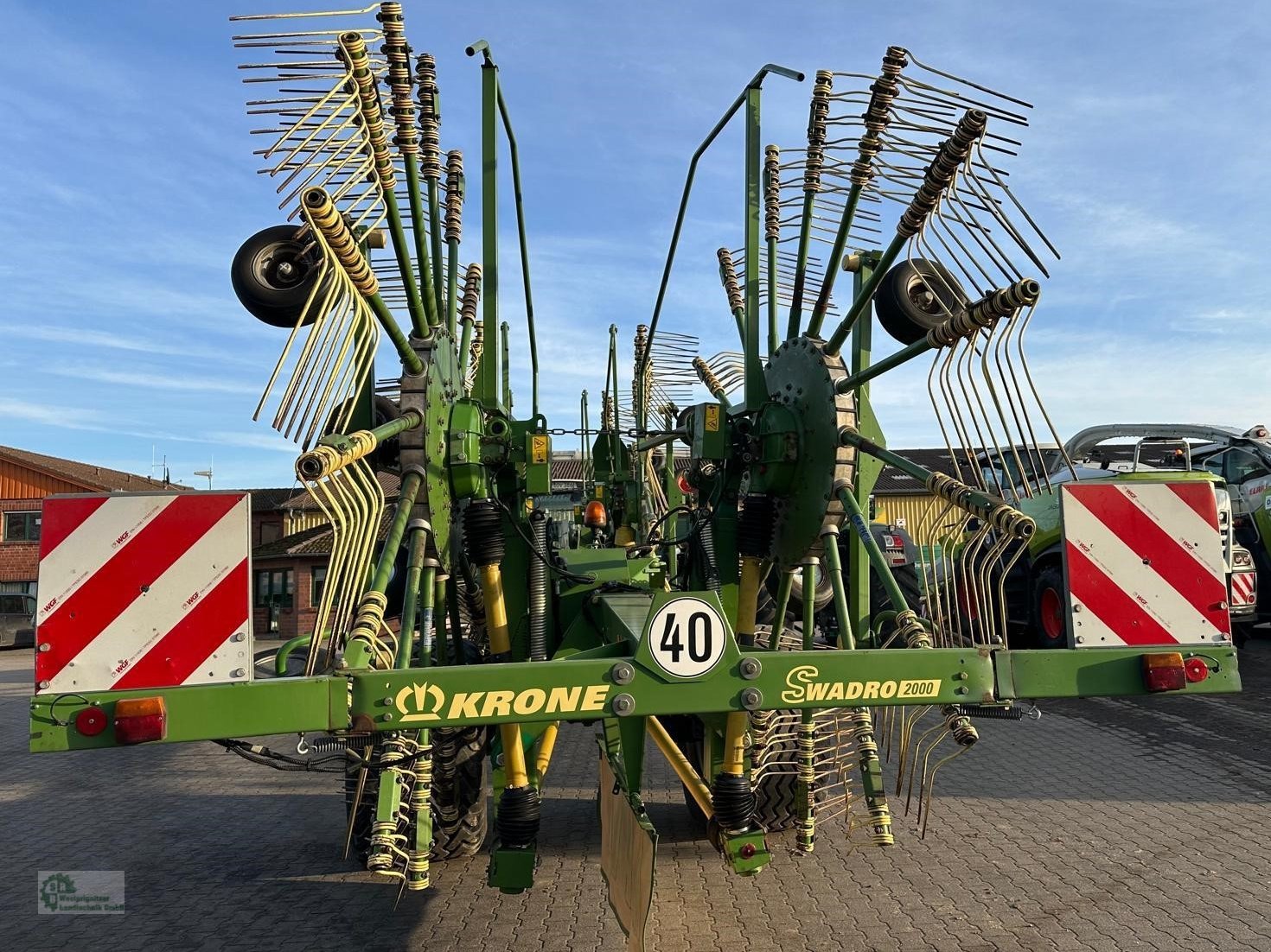 Schwader des Typs Krone Swadro 2000, Gebrauchtmaschine in Karstädt (Bild 1)