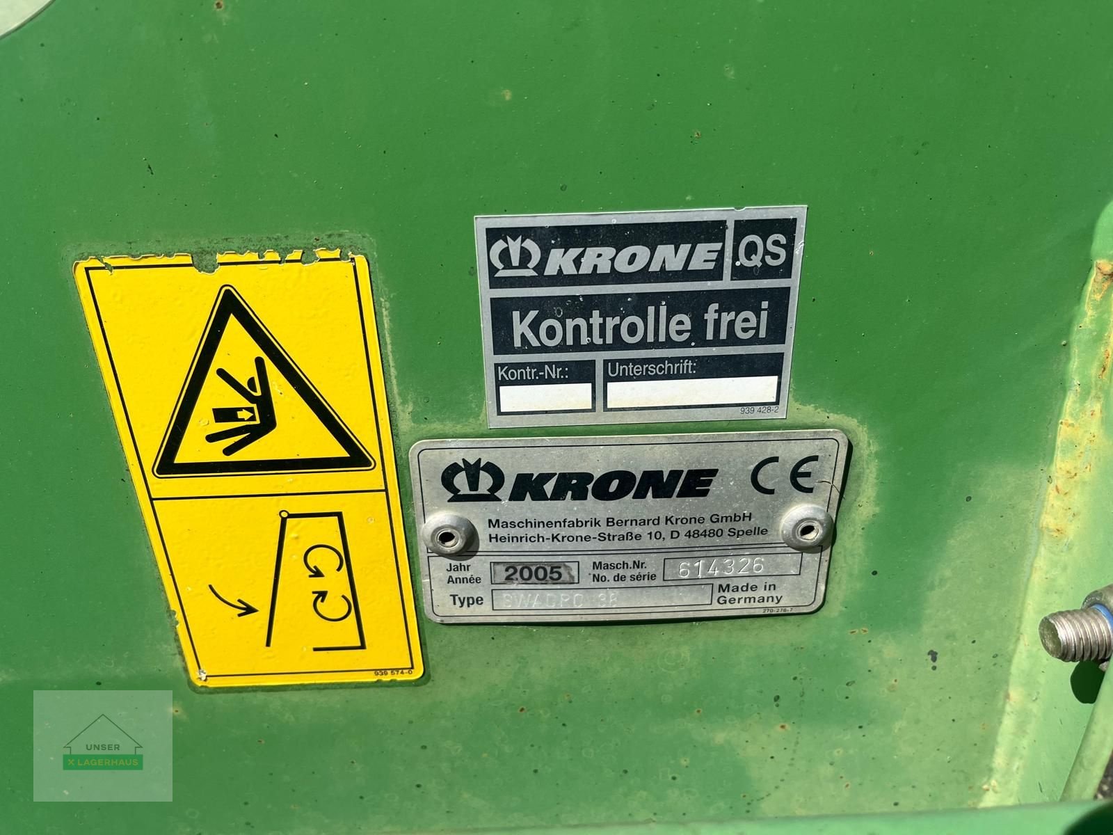 Schwader типа Krone Swadro 38, Gebrauchtmaschine в Wartberg (Фотография 10)