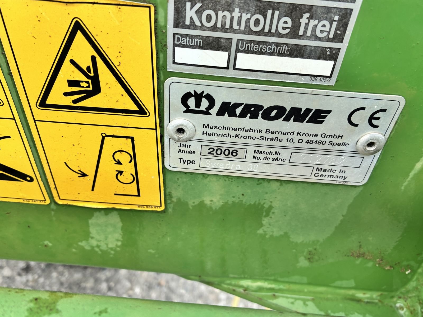 Schwader типа Krone Swadro 38, Gebrauchtmaschine в Villach (Фотография 4)