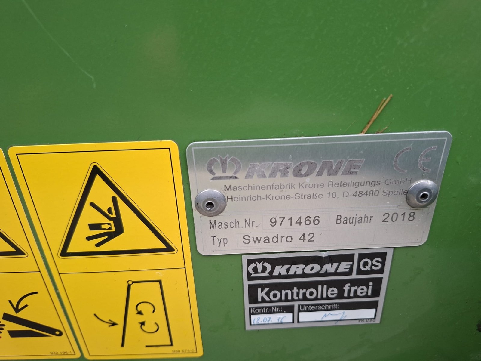 Schwader of the type Krone Swadro 42, Gebrauchtmaschine in Elixhausen (Picture 6)